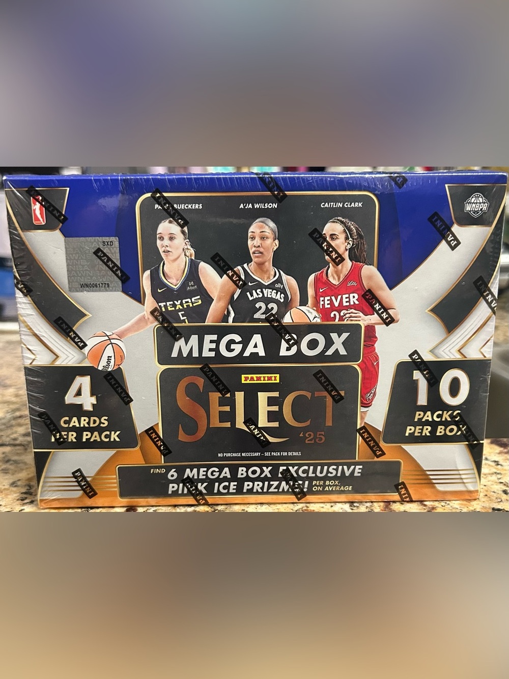 2025 Panini WNBA Select Basketball Trading Card Mega Box